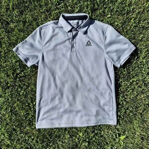 Reebok Men's Gray Golf Polo - Medium